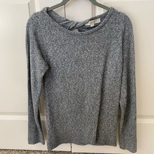 NWT, Loft cute twist open back sweater